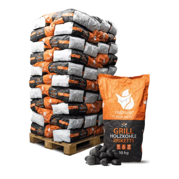Briquettes de charbon de bois 60 x 10 kg