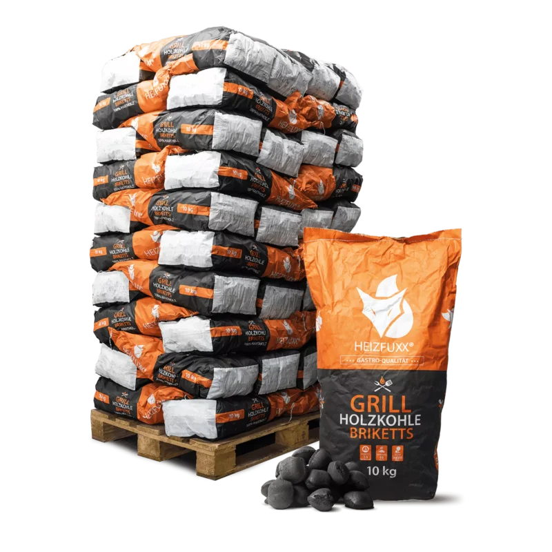Briquettes de charbon de bois 60 x 10 kg