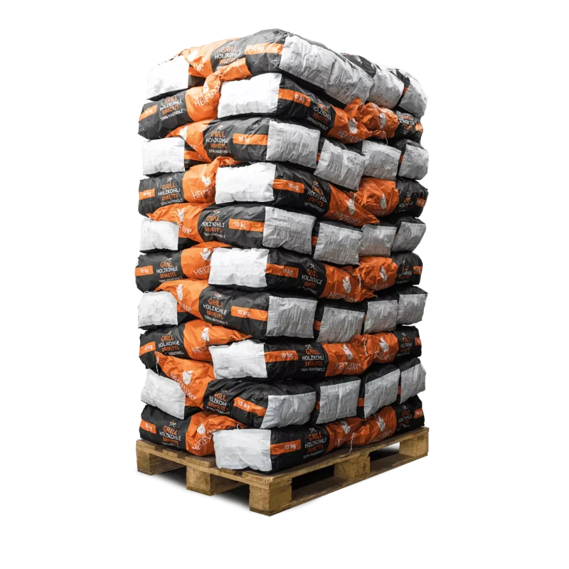Briquettes de charbon de bois 60 x 10 kg – Image 2
