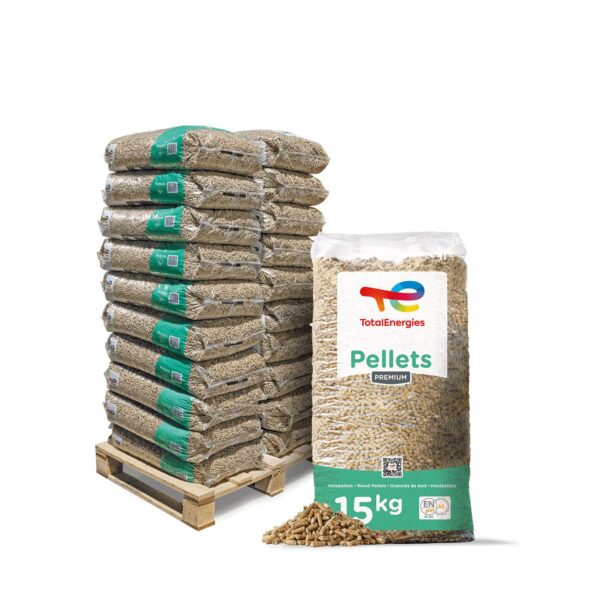 Totalenergies granulés de bois Premium 15kg x 65 sacs