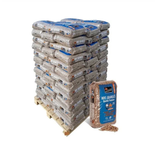 Granulés de bois Woodstock - 15kg - 1 palette